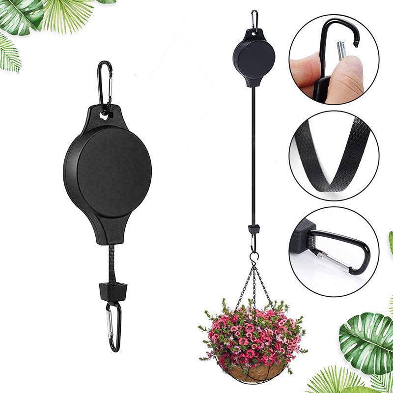 Plant Pulley Set for Garden Baskets Pots, Birds Feeder