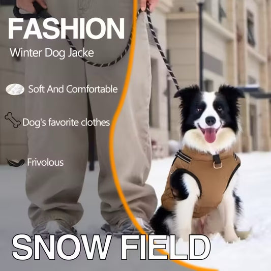 Adjustable Winter Dog Coat – Warm, Waterproof & Reflective