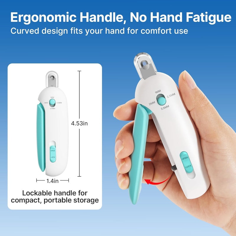 Adjustable Anti-Splash Cat Nail Clipper