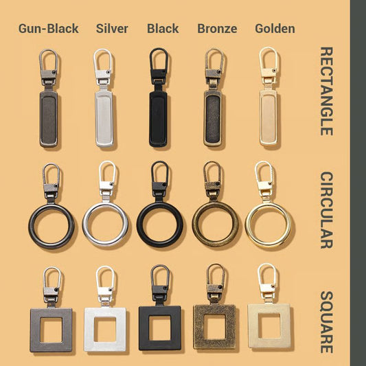 Tool-Free Detachable Zipper Pulls – Elevate Your Bags & Jackets with Modern Style