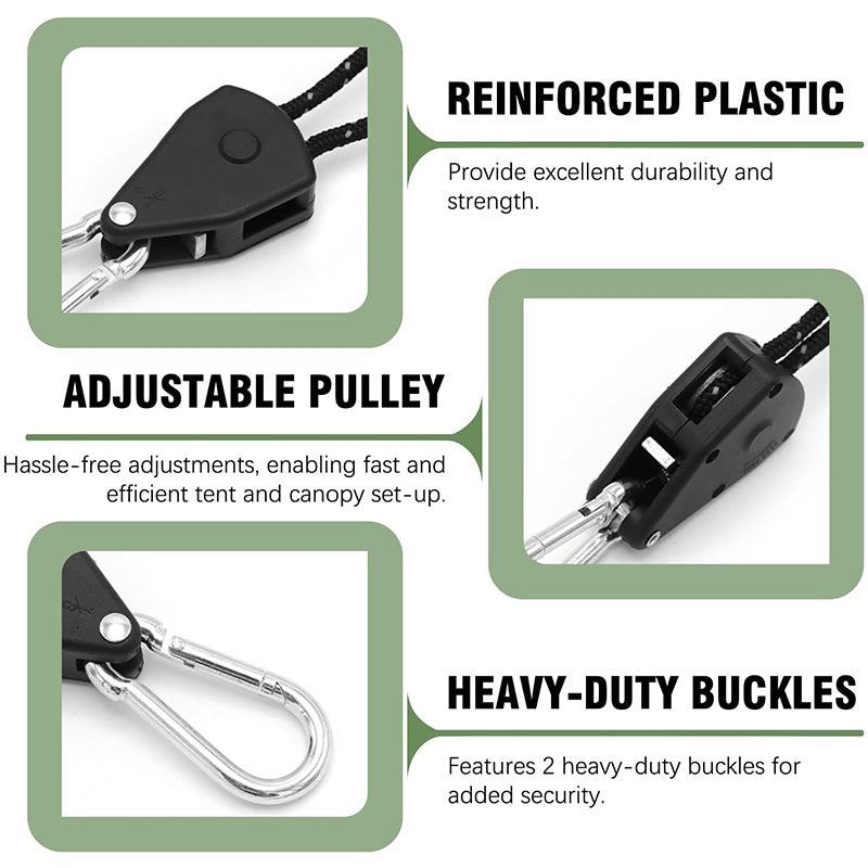 Portable Adjustable Fix Camping Rope