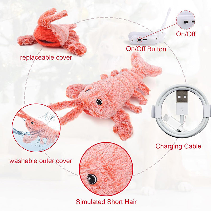 Wiggly Lobster - Interactive Dog Toy