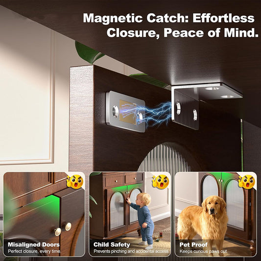 Ultra-thin Invisible Cabinet Door Magnets(L-Shaped)