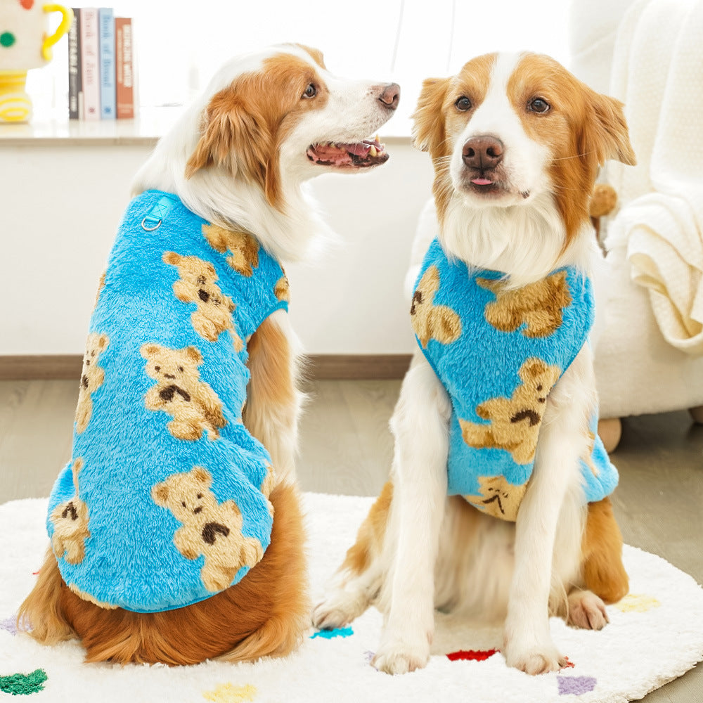 Cute Bear Series Pet Soft Warm Clothing - Small/Medium/Large Dog Outfit