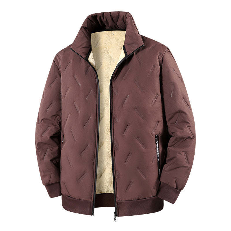 Men's Sherpa-Lined Padded Jacket