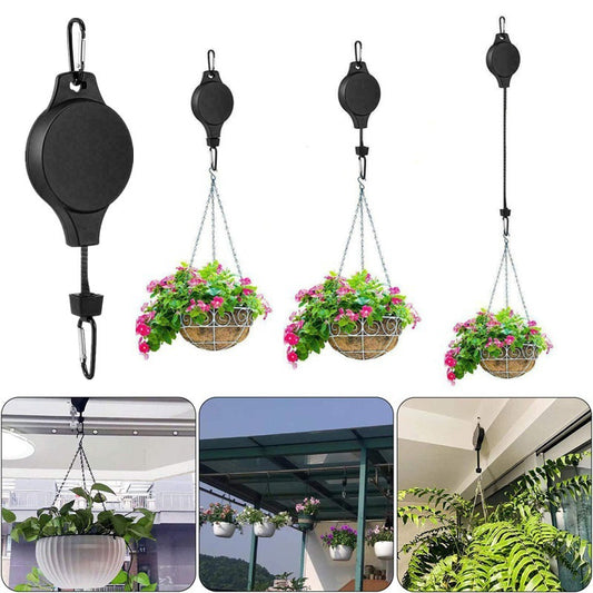 Plant Pulley Set for Garden Baskets Pots, Birds Feeder
