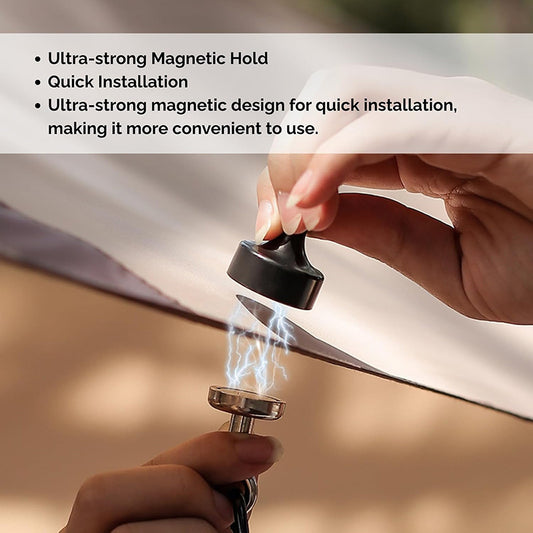 Heavy-Duty Magnetic Hooks for Camping & RV