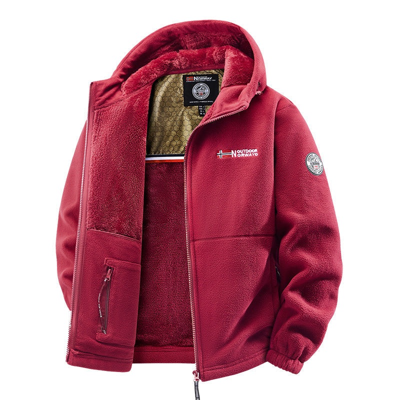 Men's Hooded Fleece Jacket