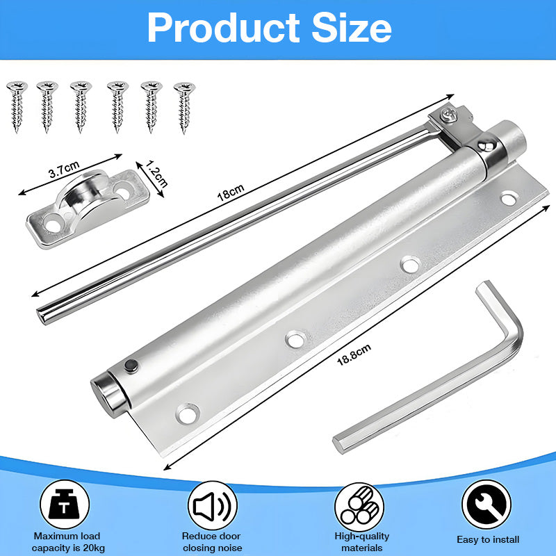 Automatic Door Self-Closing Hinge