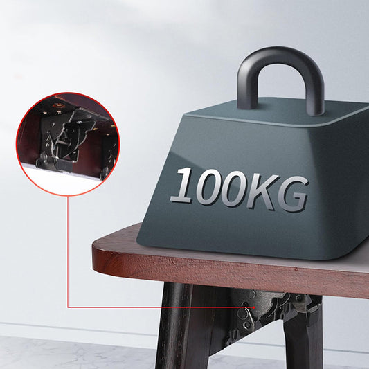 Heavy-Duty Folding Table Leg Brackets with Self-Locking Hinges