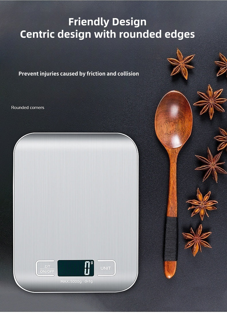 Food Kitchen Scale, Digital Grams and Ounces for Weight Loss, Baking, Cooking, Keto and Meal Prep, LCD Display
