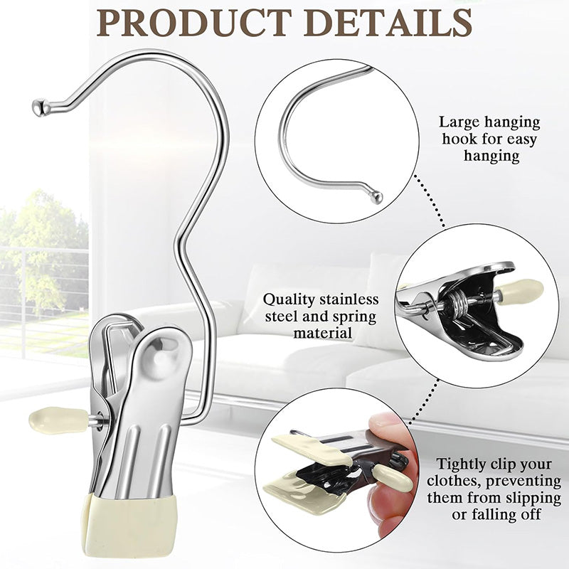 Space-Saving Clothes and Hat Storage Hook