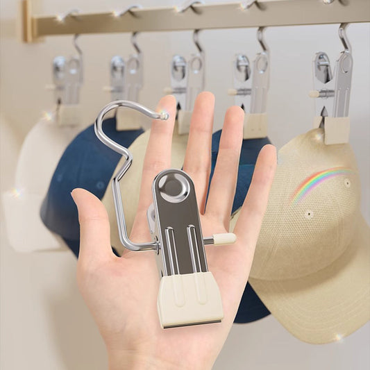 Space-Saving Clothes and Hat Storage Hook