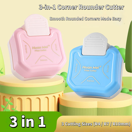 3-in-1 Paper Corner Rounder Cutter