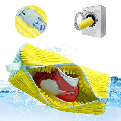 Chenille Microfiber Shoe Washing Machine Bag