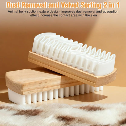 Soft Bristle Suede Brush - Gentle Deep Cleaning Tool for Suede & Nubuck Shoes, Bags & Accessories