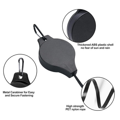 Plant Pulley Set for Garden Baskets Pots, Birds Feeder