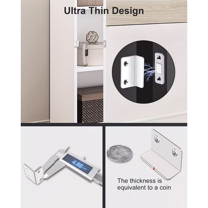 Ultra-thin Invisible Cabinet Door Magnets(L-Shaped)