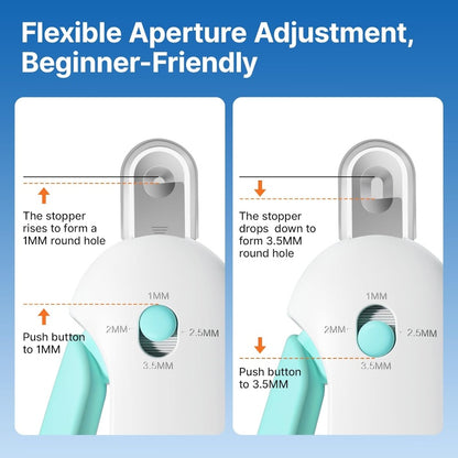 Adjustable Anti-Splash Cat Nail Clipper