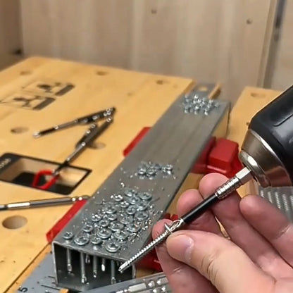 6Pcs High Magnetic Impact-Resistant Slip-Resistant Phillips Screwdriver Drill Bit Set (0.98 / 1.97 / 2.56 / 2.76 / 3.54 / 5.91 in)