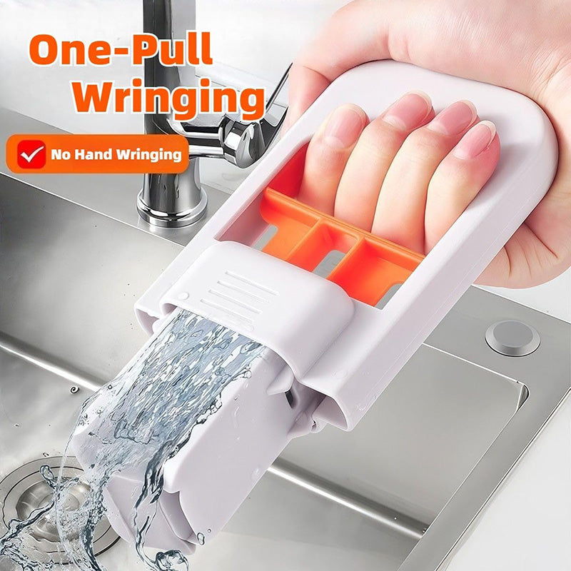 Mini Foldable Desktop Mop – Wet & Dry Portable Cleaning Tool (1 Pack + 2 Sponge Heads)