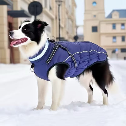 Adjustable Winter Dog Coat – Warm, Waterproof & Reflective