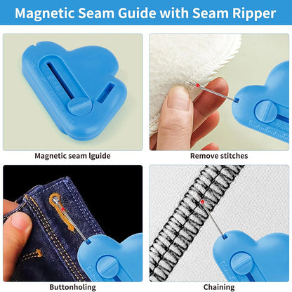 2-in-1 Adjustable Seam Guide & Seam Ripper