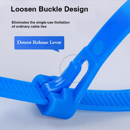 Buckle Self-locking Premium Nylon Cable Wire Ties
