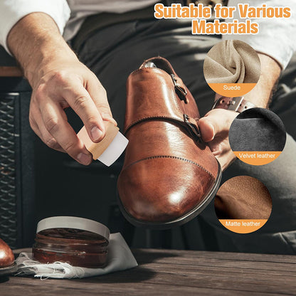 Soft Bristle Suede Brush - Gentle Deep Cleaning Tool for Suede & Nubuck Shoes, Bags & Accessories