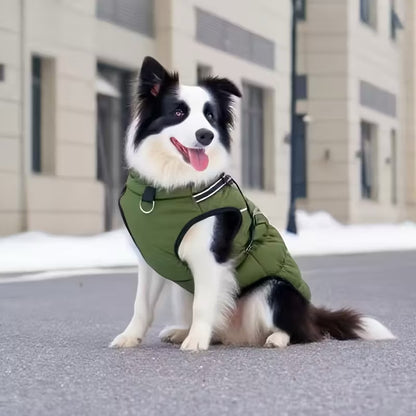 Adjustable Winter Dog Coat – Warm, Waterproof & Reflective