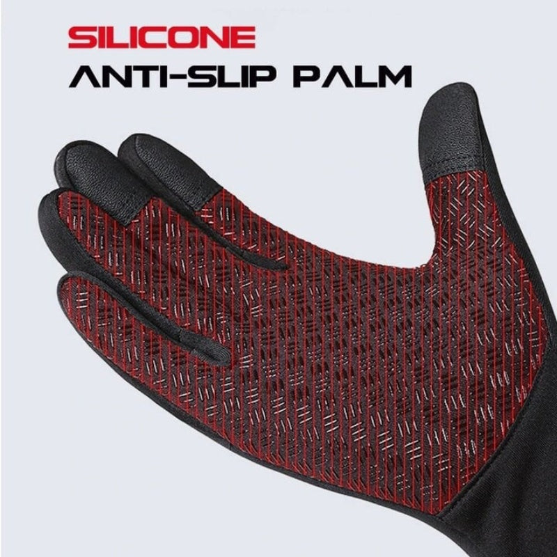Winter Outdoor Gloves - Cycling/Skiing/Hiking, Warm Fleece, Water-Resistant, Upgraded 3-Finger Touchscreen