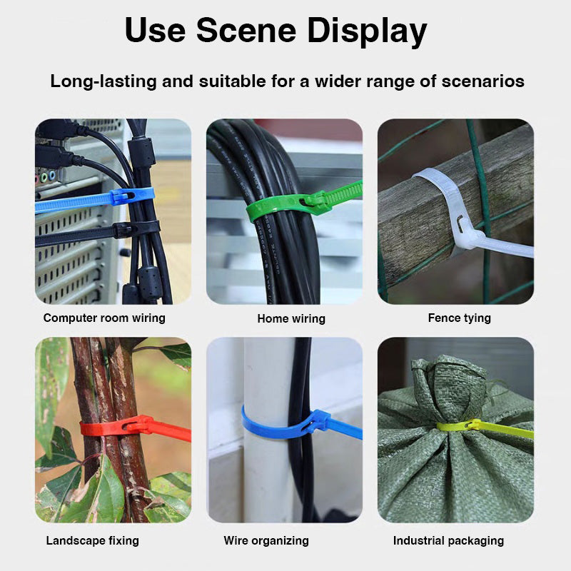 Buckle Self-locking Premium Nylon Cable Wire Ties