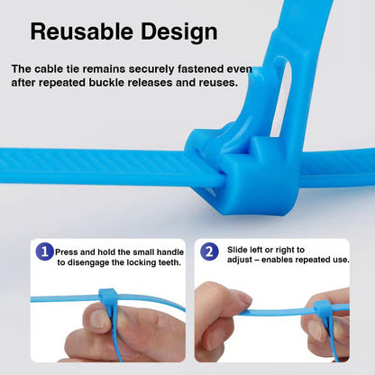 Buckle Self-locking Premium Nylon Cable Wire Ties