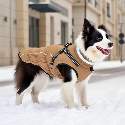 Adjustable Winter Dog Coat – Warm, Waterproof & Reflective