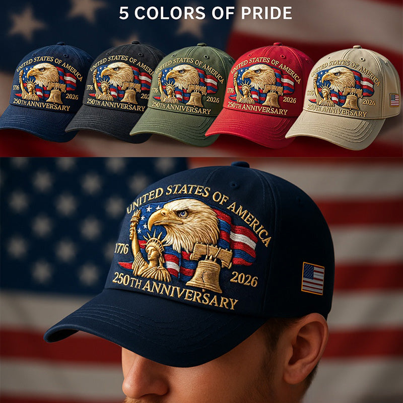 Eagle & Liberty – United States 250th Anniversary Hat
