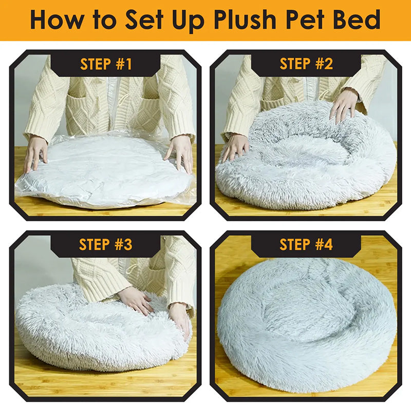 Cozy Anti-Anxiety Pet Bed