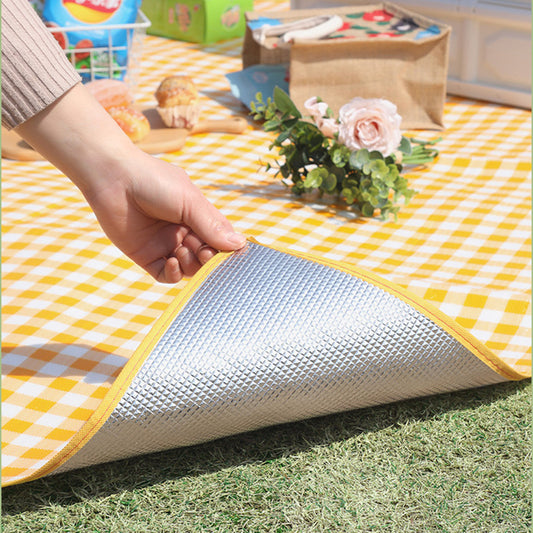 Waterproof Picnic Blanket with Carry Bag Included - Foldable, Sandproof & Extra Thick