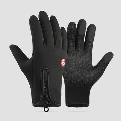 Winter Outdoor Gloves - Cycling/Skiing/Hiking, Warm Fleece, Water-Resistant, Upgraded 3-Finger Touchscreen