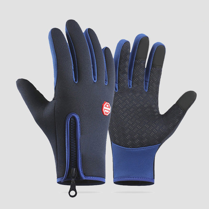 Winter Outdoor Gloves - Cycling/Skiing/Hiking, Warm Fleece, Water-Resistant, Upgraded 3-Finger Touchscreen