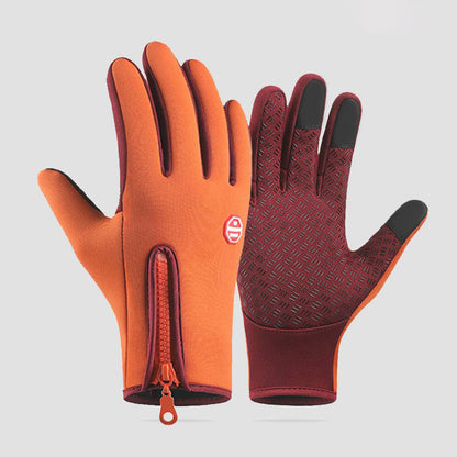 Winter Outdoor Gloves - Cycling/Skiing/Hiking, Warm Fleece, Water-Resistant, Upgraded 3-Finger Touchscreen