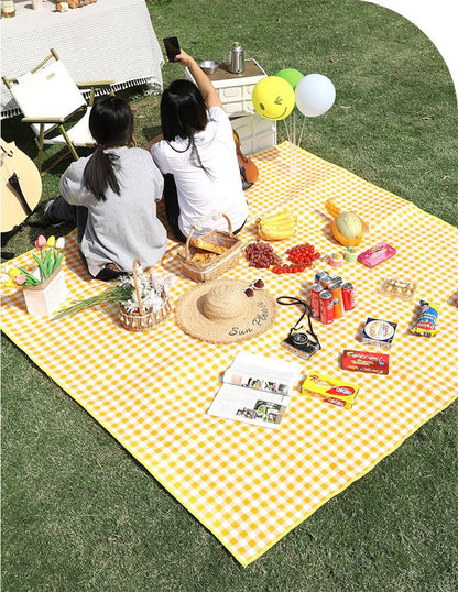 Waterproof Picnic Blanket with Carry Bag Included - Foldable, Sandproof & Extra Thick
