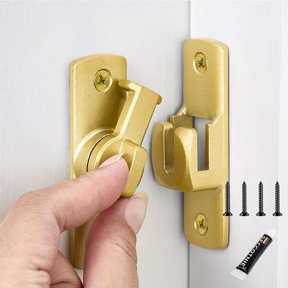 90/180 Degree Flip Barn Door Lock-Heavy-Duty Privacy & Security Latch for Doors, Cabinets & Gates