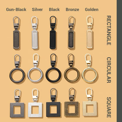 Tool-Free Detachable Zipper Pulls – Elevate Your Bags & Jackets with Modern Style