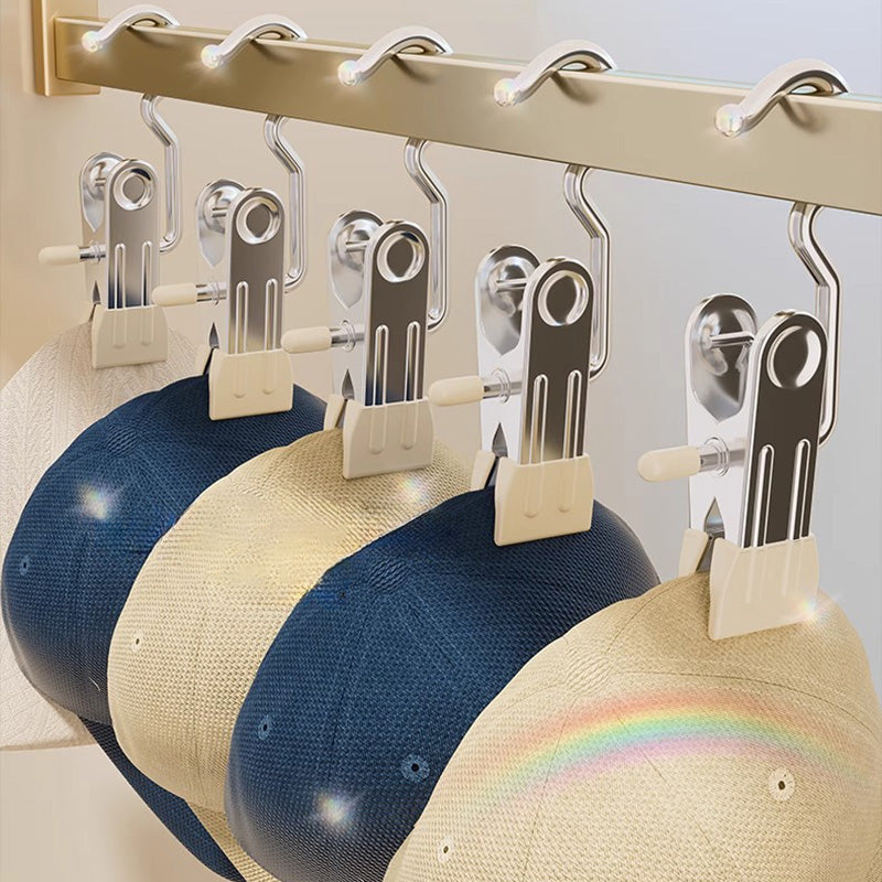Space-Saving Clothes and Hat Storage Hook