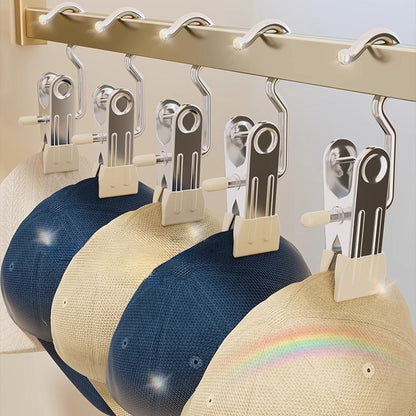 Space-Saving Clothes and Hat Storage Hook