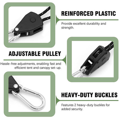 Portable Adjustable Fix Camping Rope