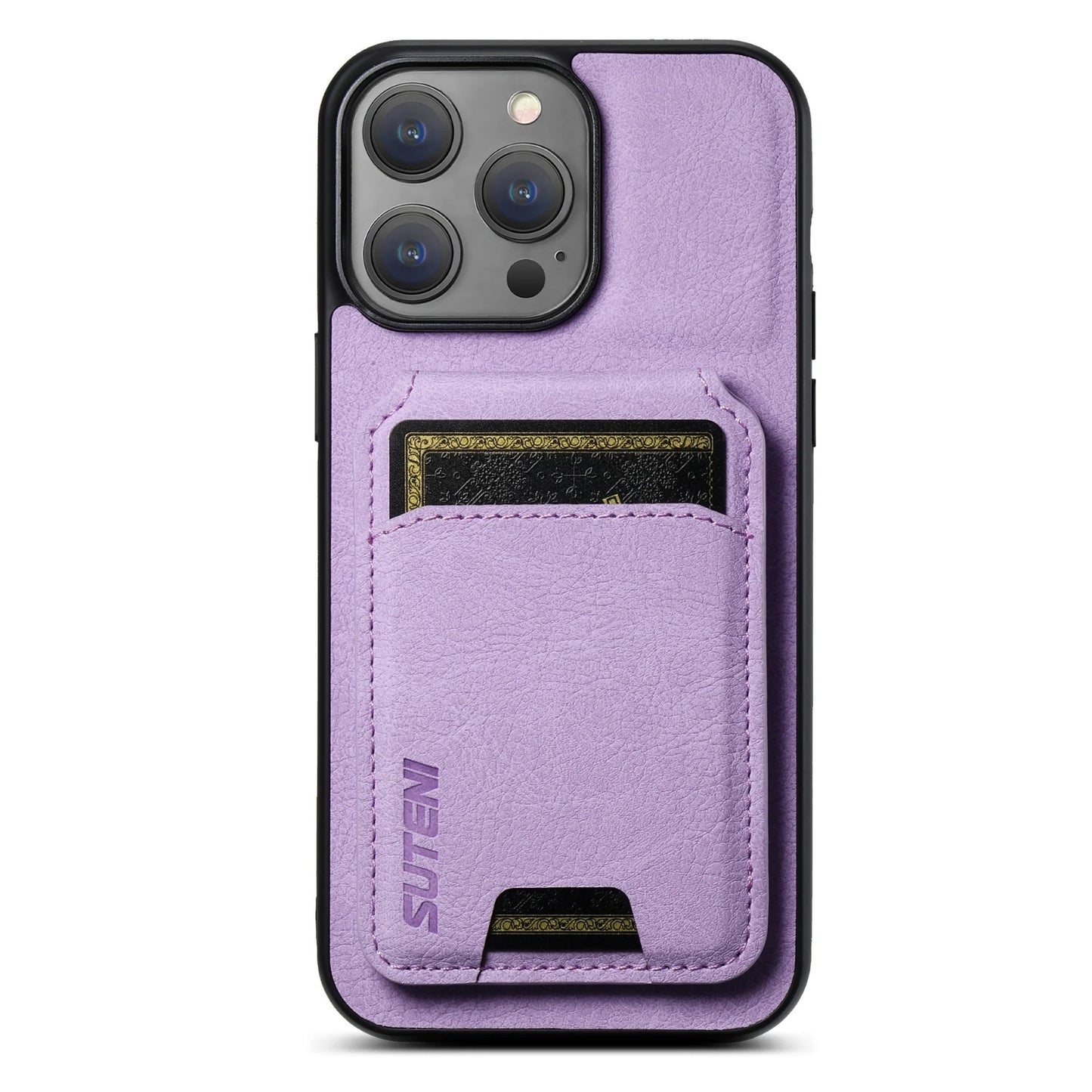 Suitable for iPhone 13/14/15/16 Series Magnetic Card Holder Protective Case