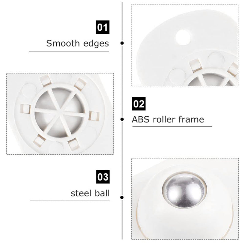 Stainless Steel Paste Universal Wheel