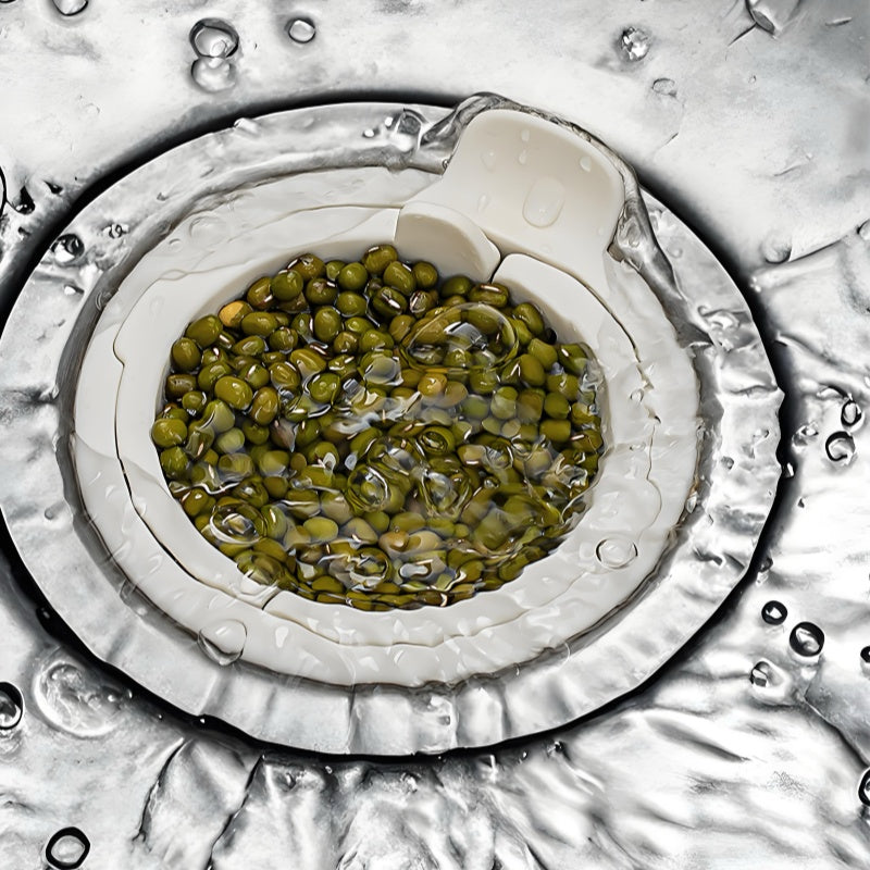 Kitchen Anti-Clogging Basket Automatic Dumping Sink Filter