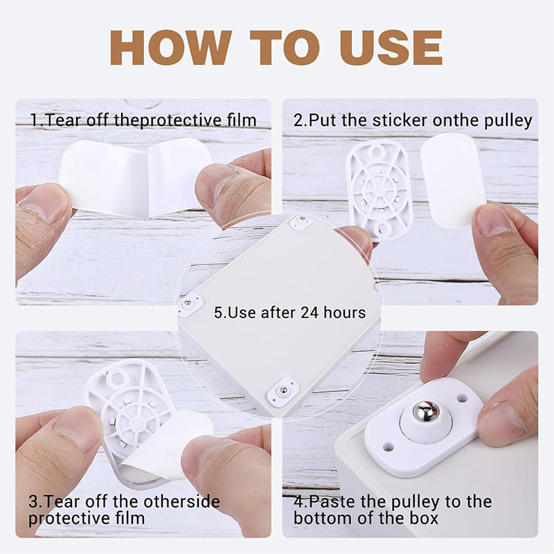 Stainless Steel Paste Universal Wheel